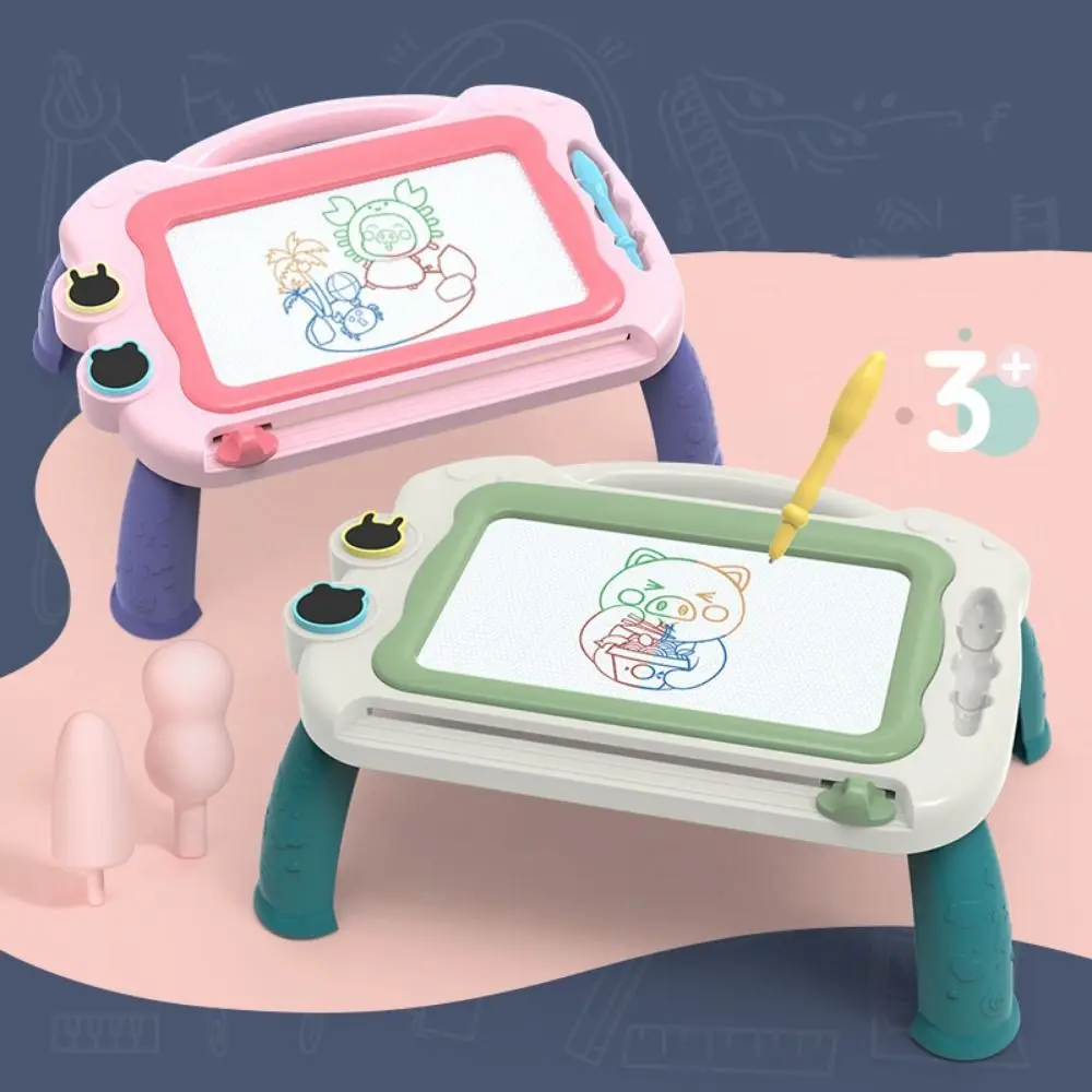 Colorful Magnetic Drawing Board Painting Table Leg Doodle Board Toy Graffiti Writing Erasable Magnetic Graffiti Board