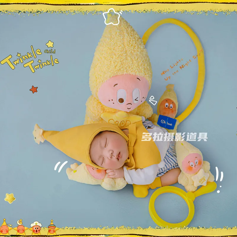 ❤️Newborn Photography Clothing Hat+Jumpsuit+Scarf+Socks 4Pcs/set Studio Baby Photo Prop Accessories Clothes Outfits Fotografia