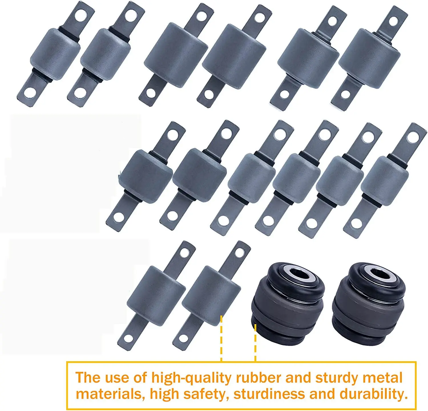 Eliminate abnormal noise High-quality rubber For Ferrari 458 488 California CaliforniaT FF GTC4 F12 Control arm bushing kit
