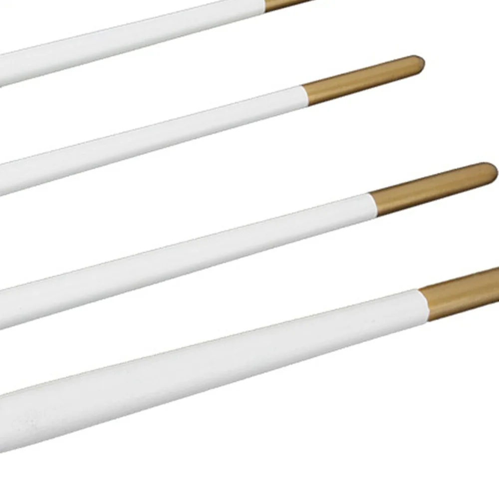 6PCS White Handle Face Paint Kit Mild Formula Smooth Color Payoff Theatrical Makeup Paint Soft Nylon Fiber