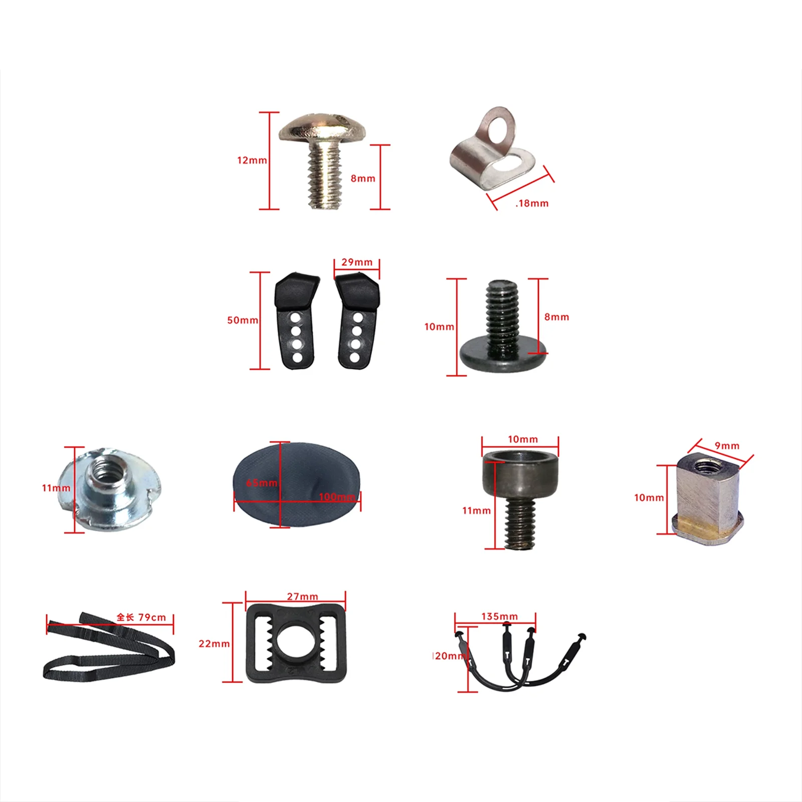 versatile-helmet-repair-equipment-aluminum-alloy-hardware-accessory-kit-for-ice-hockey-football-baseball-rugby-sports-helmet