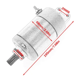 420684280 420684282 Starter Motor for Can-Am Can Am Outlander 330 400 450 Max L Max 570 EFI Defender HD5
