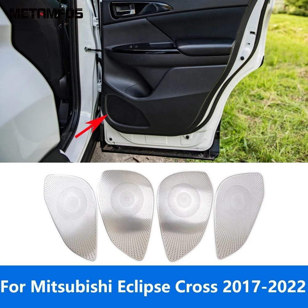 Interior Door Audio Speaker High Pitch Horn Cover Trim For Mitsubishi Eclipse Cross 2017-2019 2020 2021 2022 Car Accessories