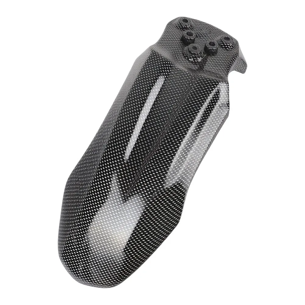Front Mudguard Carbon Fiber Pattern For Tuttio For Soleil 01 Dirt Bike Front For Fender PP Material Debris Protection Bike Parts