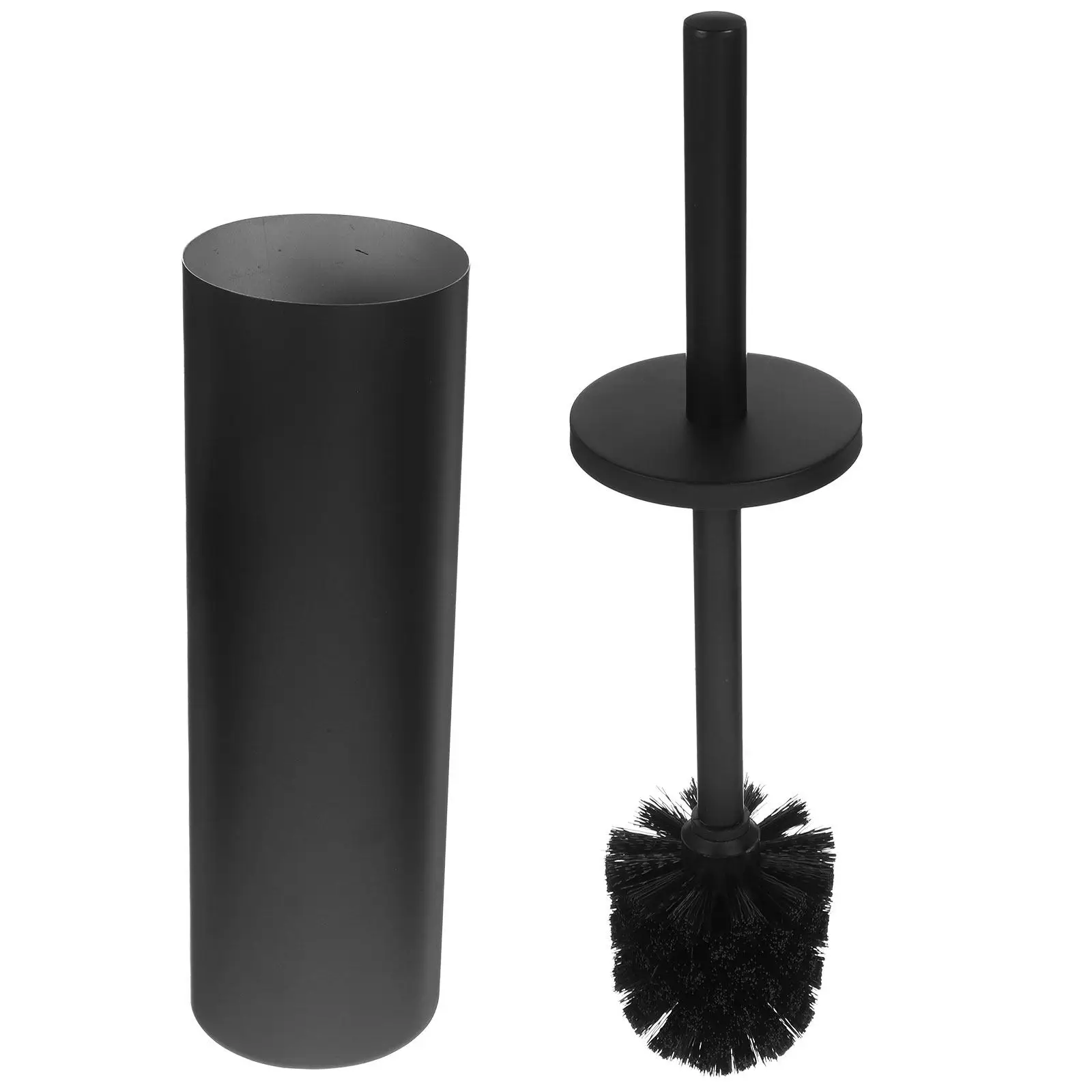 

1Pcs Toilet Brush Set with Long Handle Stainless Steel Bristles Bathroom Cleaning Tool Bowl Scrubber Holder Included for Home