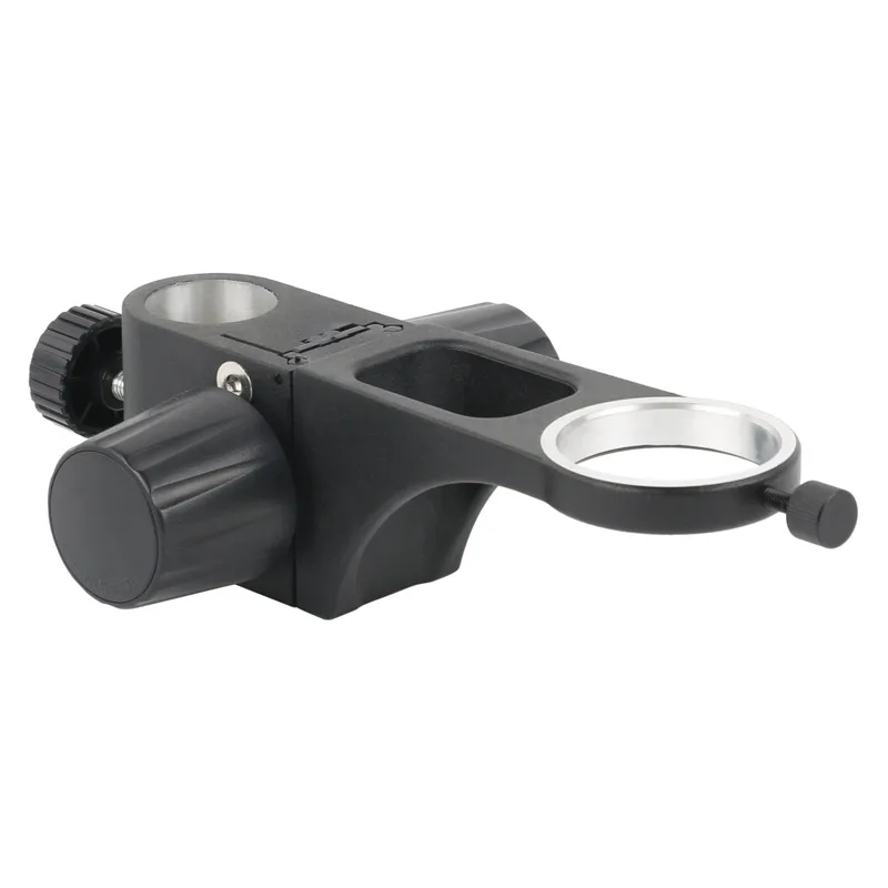 Imagem -04 - Suporte Monocular para Microscópio Suporte de Elevação de Ajuste de 50 mm Braços de Metal Completo para Medição de Lente de Câmera Ccd