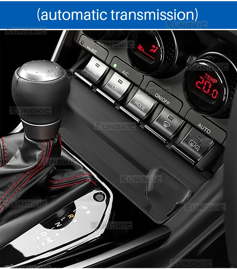 Mittelkonsolen-Aufbewahrungsbox für Subaru BRZ ZD8 Toyota GR86 ZN8 2022 2023 2024 2025 2026 Auto-/Manuelle Schaltung ABS Auto-Organizer-Ablage – Detail 7