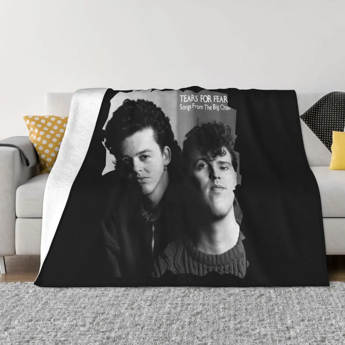 Tears For Fears Songs From The Big Chair Black Unisex S 234Xl M429 Sale Selling Throw Blanket