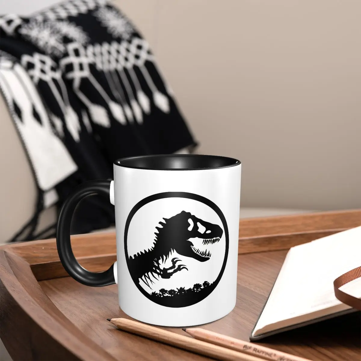 

Кружка с динозавром, парком Юрского периода, забавные керамические кофейные чашки, чайные кружки, чашка для молока, посуда для напитков, подарки для женщин и мужчин