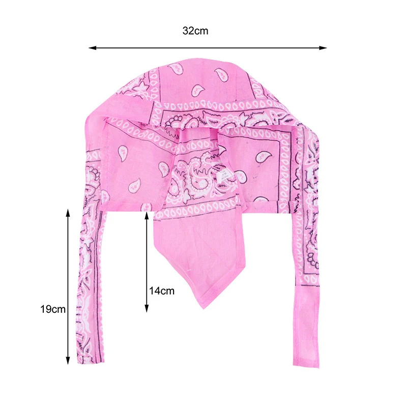 코튼 사이클링 해적 반다나, 남녀공용 헤드랩, 자전거 헤드밴드, 땀 흡수 비니, 힙합 터번 헤드 스카프