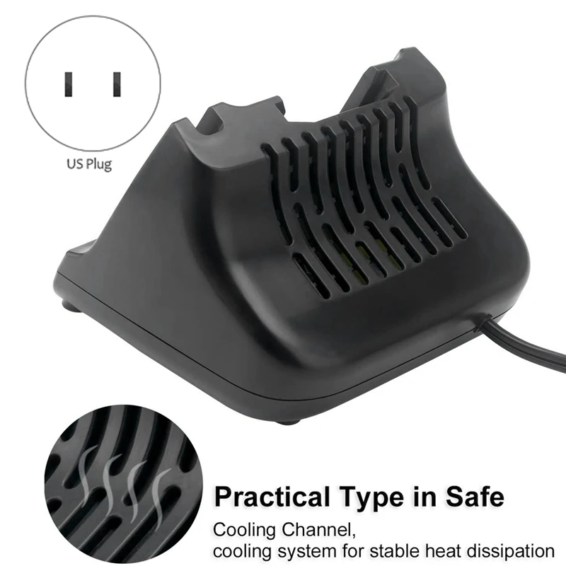 Cargador rápido de 40V máx, adecuado para Black & Decker LCS36, LCS40, 36V, batería de iones de litio, LBXR36, LBXR2036, LBX2540