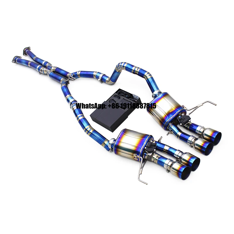 

AUTO Valvetronic Catback Exhaust for Chevrolet Corvette C7 6.2L 2014-2019 Titanium Exhaust Pipe With Remote Control Key