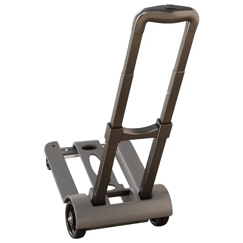 

Складная тележка BHTS-Wheel: ручная тележка для багажа, складная тележка-платформа, тележка для путешествий, тележка для покупок, портативная тележка для домашнего использования