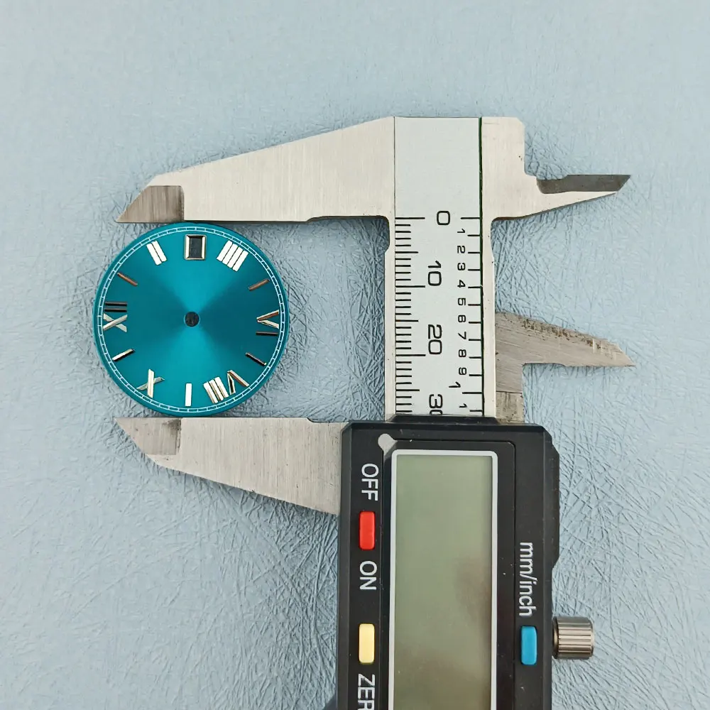 قرص ساعة روماني لتجميع الحركة ، معقم ، لا مضيء ، NH35 ، NH36 ، من من من من