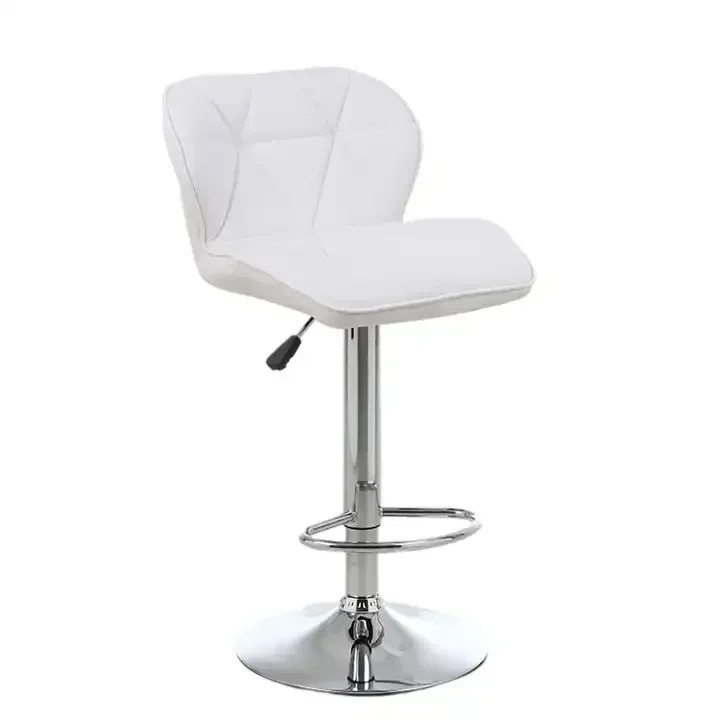 

New style salon furniture leather seat hand made bar stool for sale