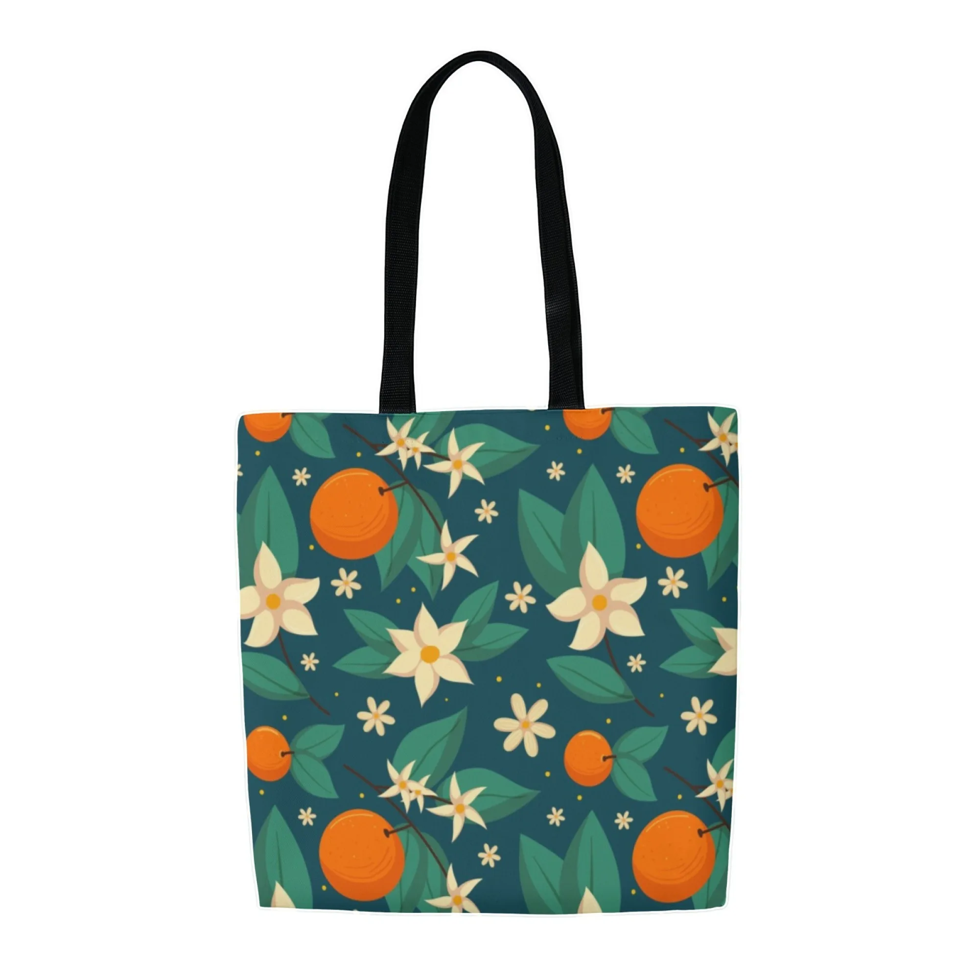 صديقة للبيئة زهر البرتقال والحمضيات Aficionado حقيبة تسوق من القماش قابلة لإعادة الاستخدام للنساء مثالية للمظهر اليومي الطازج #1