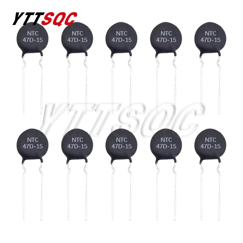 10pcs Thermal Resistor NTC 3D-9 5D-9 5D-11 5D-15 8D-11 8D-20 10D-7 10D-9 10D-11 10D-13 10D-15 10D-20 20D-20 33D-7 47D-15 50D-9