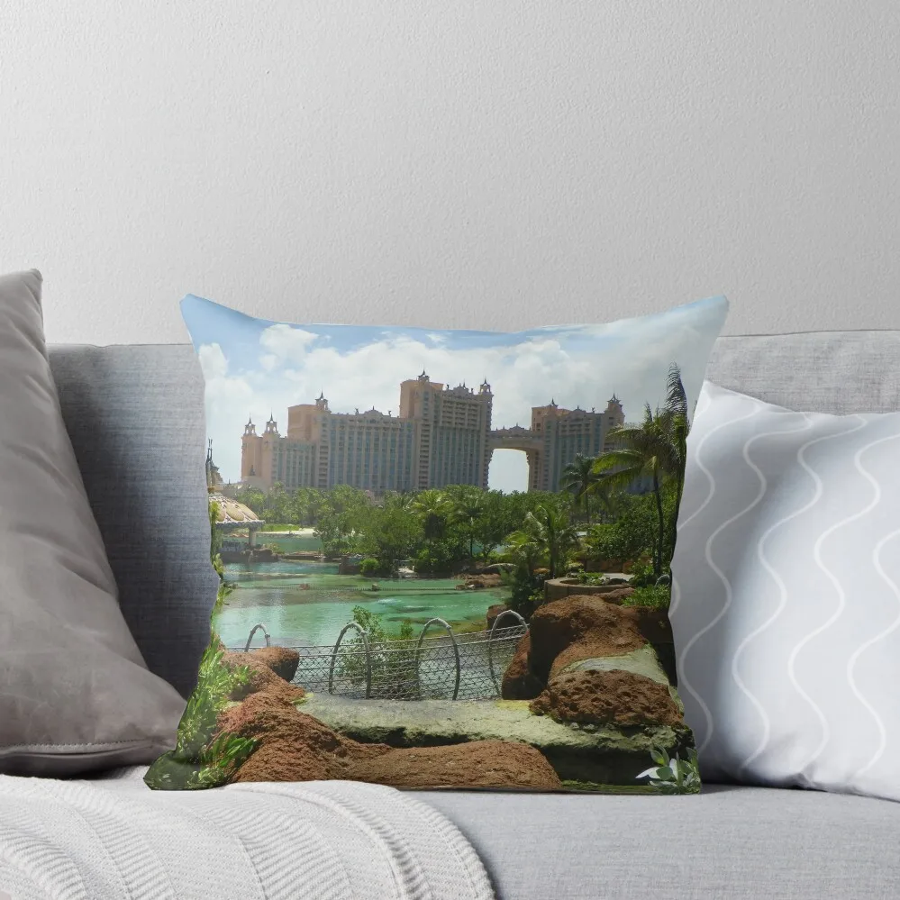 atlantis in summer Throw Pillow Cushions Home Decor autumn pillowcase pillow