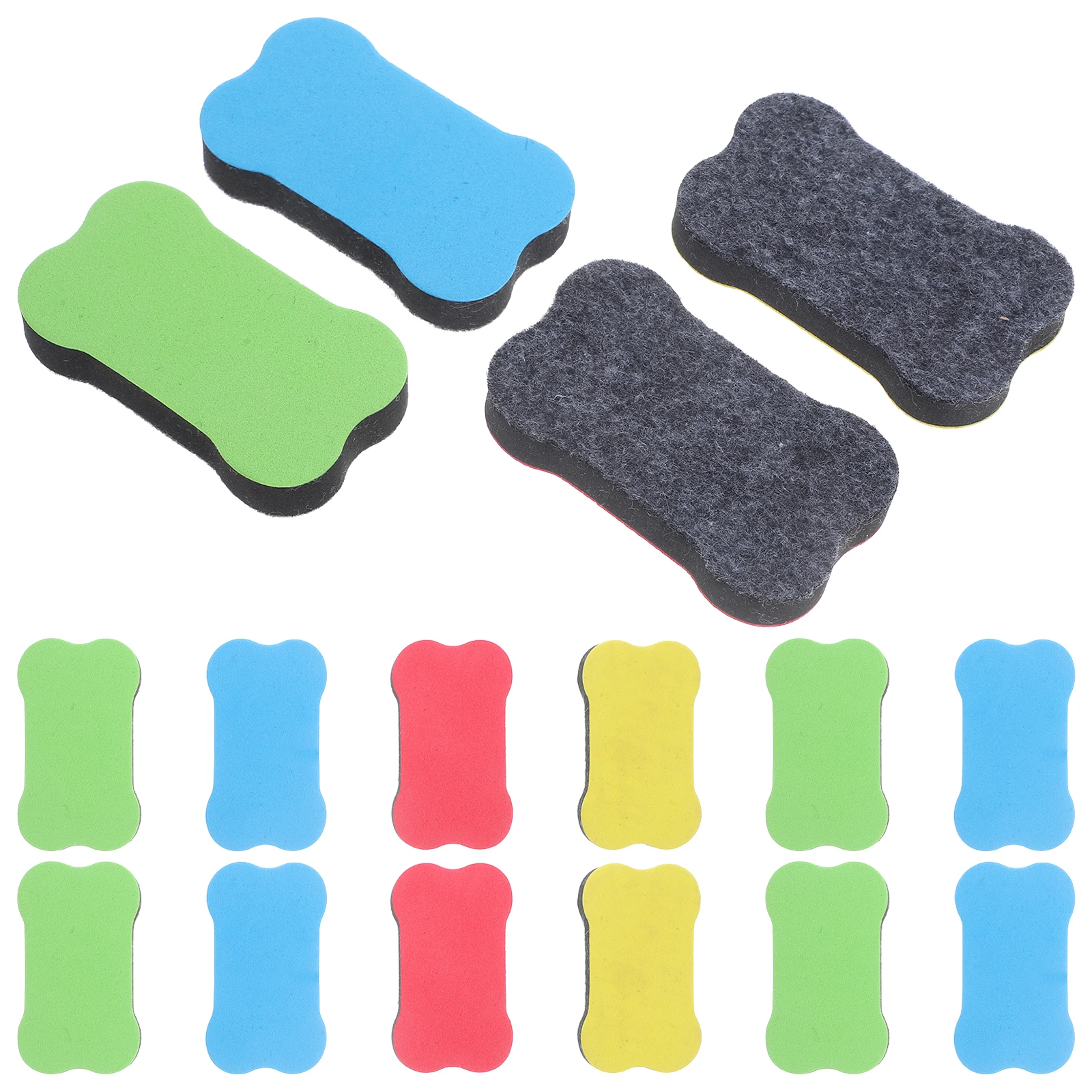 

24Pcs Strong Magnet Whiteboard Eraser Long Lasting for School Office Supplies Whiteboard Eraser School Supplies