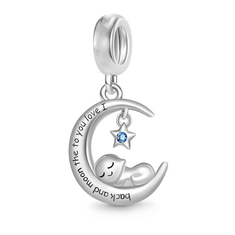 NOWOŚĆ Mały dom Latarnia Serce Klips i korona Dangle Charm Bead Fit Oryginalna bransoletka Pan 925 Sterling Silver Biżuteria DIY Prezent