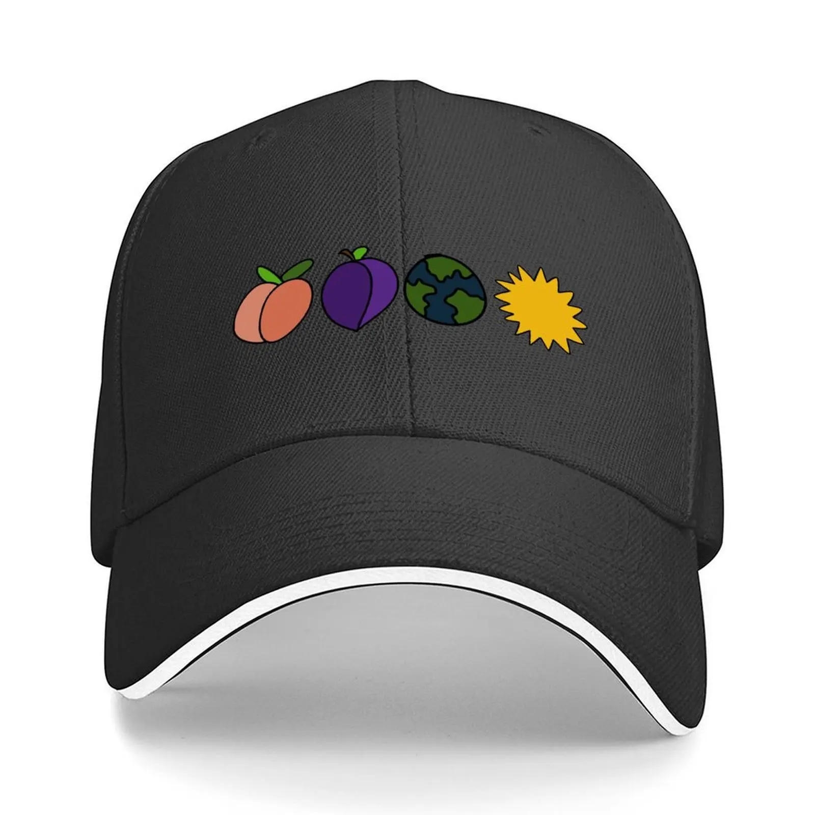 

The Front Bottoms Peach Baseball Cap Sunscreen Anime Hat tea Hat Luxury Man Hat Women's Beach Men's