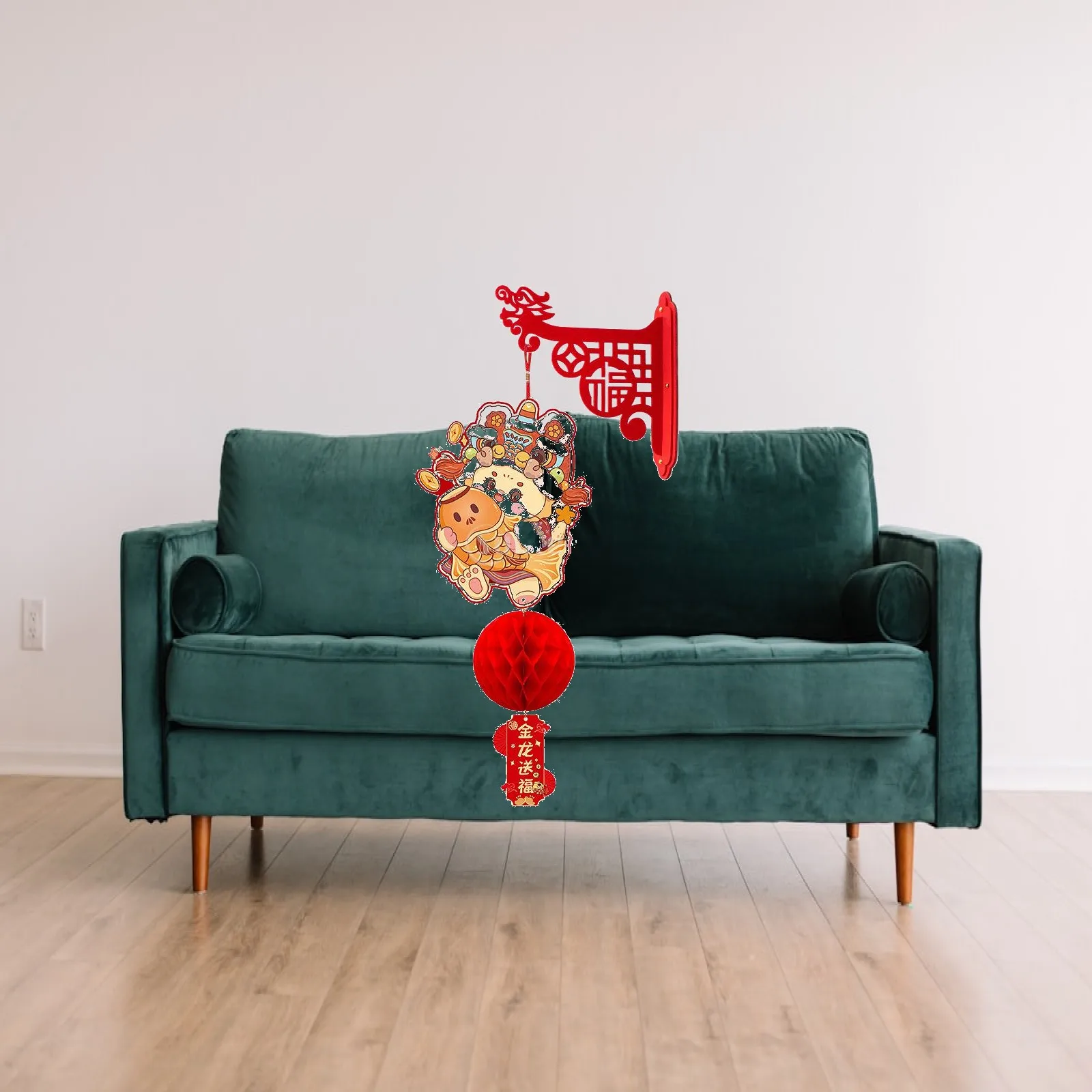 Joyeux nouvel an chinois, décoration de fête, bonne chance pour la fête !