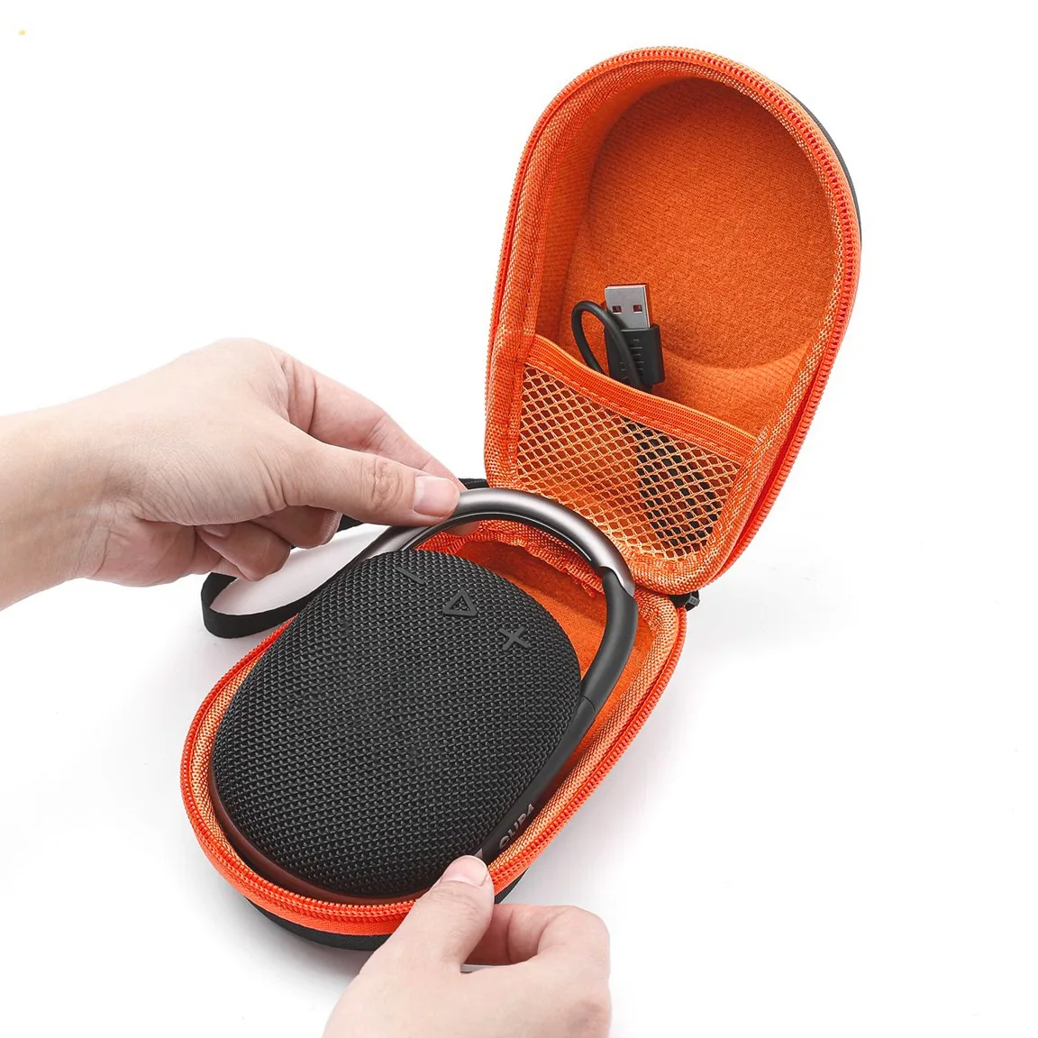 JBL Wireless Bluetooth Speaker, estojo de proteção, saco de armazenamento de viagem, saco com zíper para JBL Clip4, 3, 2 + 1