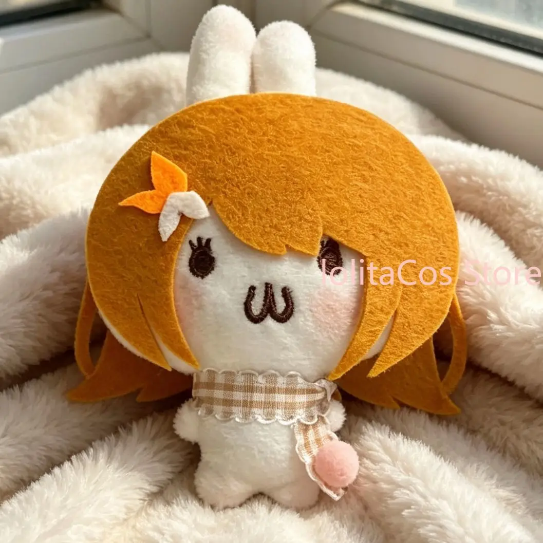 Pjsk Project SEKAI Minori Hanasato Cute Handmade Plush Doll Kawaii Bunny Keychain Anime Bag Pendant Girl Birthday Gift Cosplay view 3
