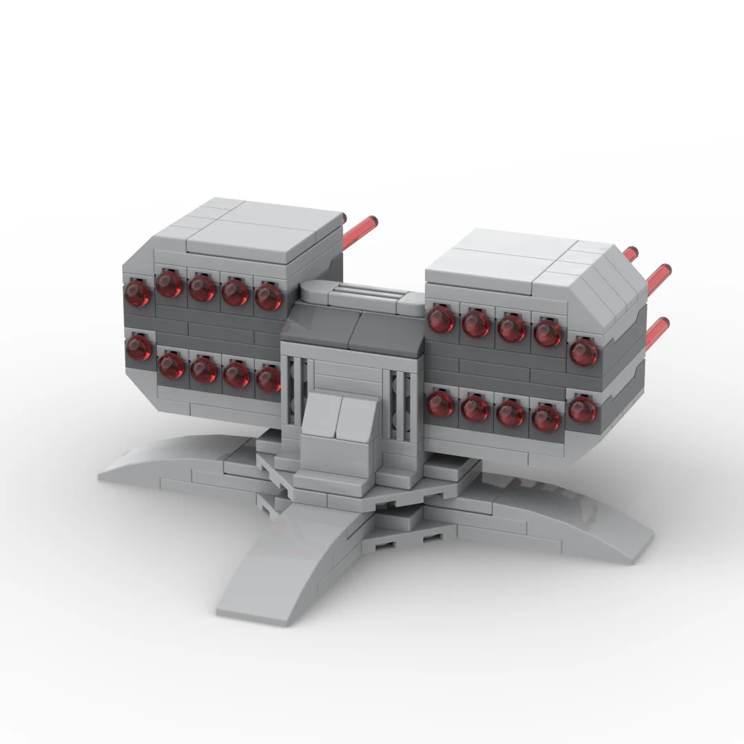 MOC Military Series missile launcher model building block set, missile model that can be launched, children's puzzle toy