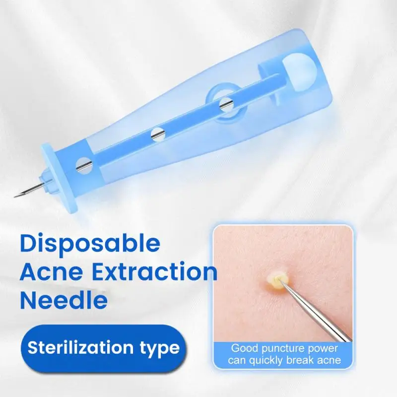 Wegwerp Acne Naalden Gesloten Comedonen Puistje Naald Plukken Acne Mee-Eter Vet Granule Naald Ultra Fijne Acne Reinigingstools