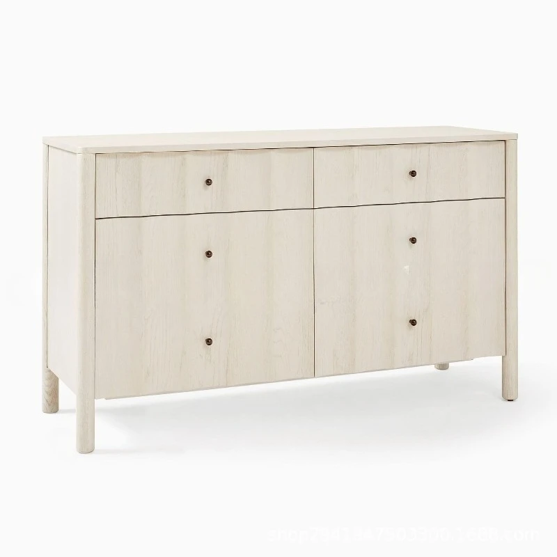 

American solid wood high-end luxury villa bedroom chest of drawers 6 chest of drawers dresser locker