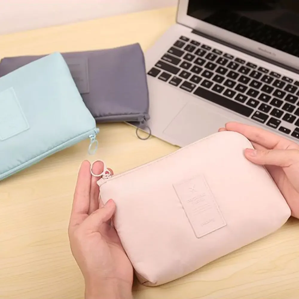 Travel Cable Organizer Bag Waterproof Makeup Kit Mobile Bag Cases Digital Devices USB Gadget Line Data Cable Organizer