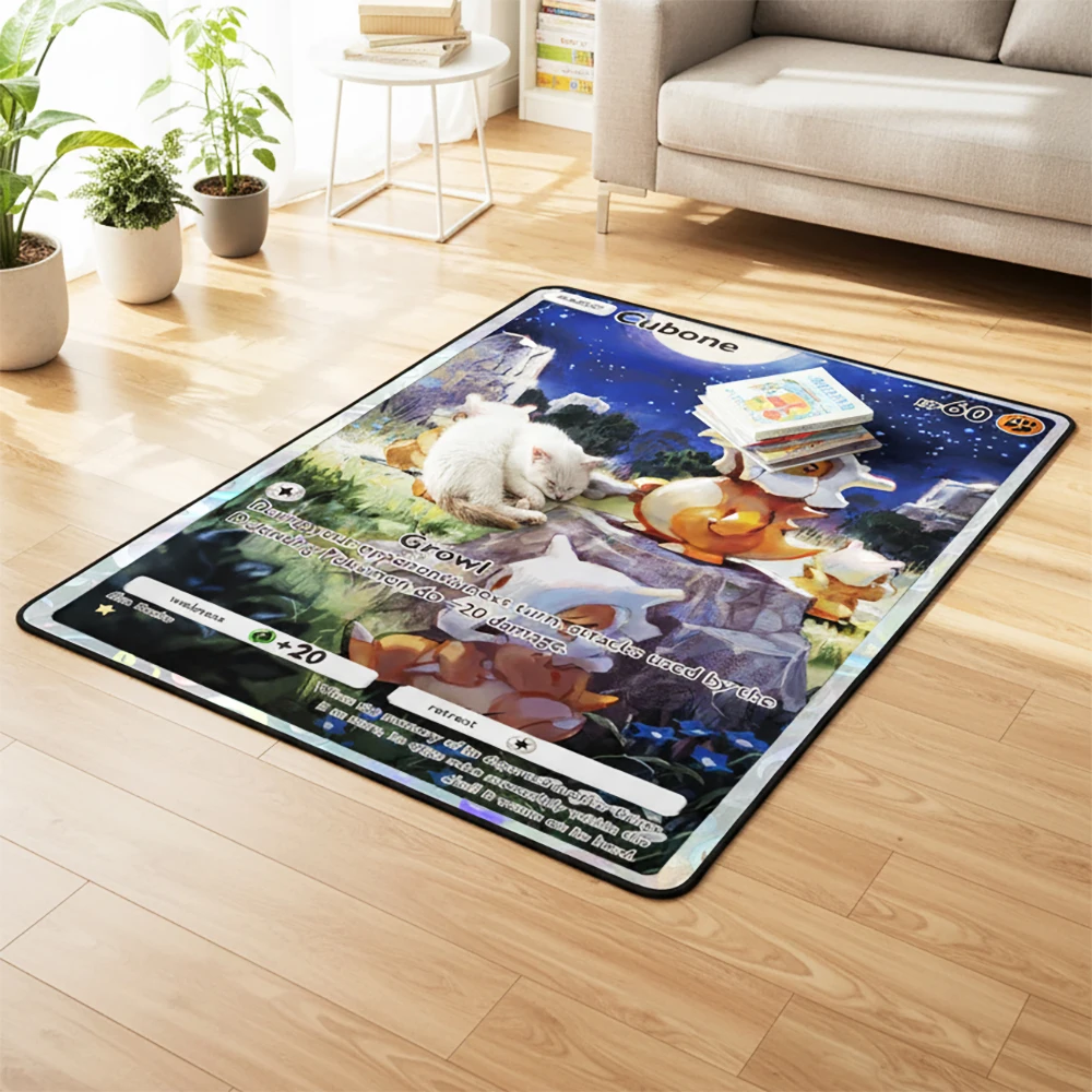 

Pokemon Carpet Soft Fluffy Non-Slip Floor Mat,Sylveon Charizard Kids Room Decor,Evee Cubone Gift for Anime Fans,Fast Shipping