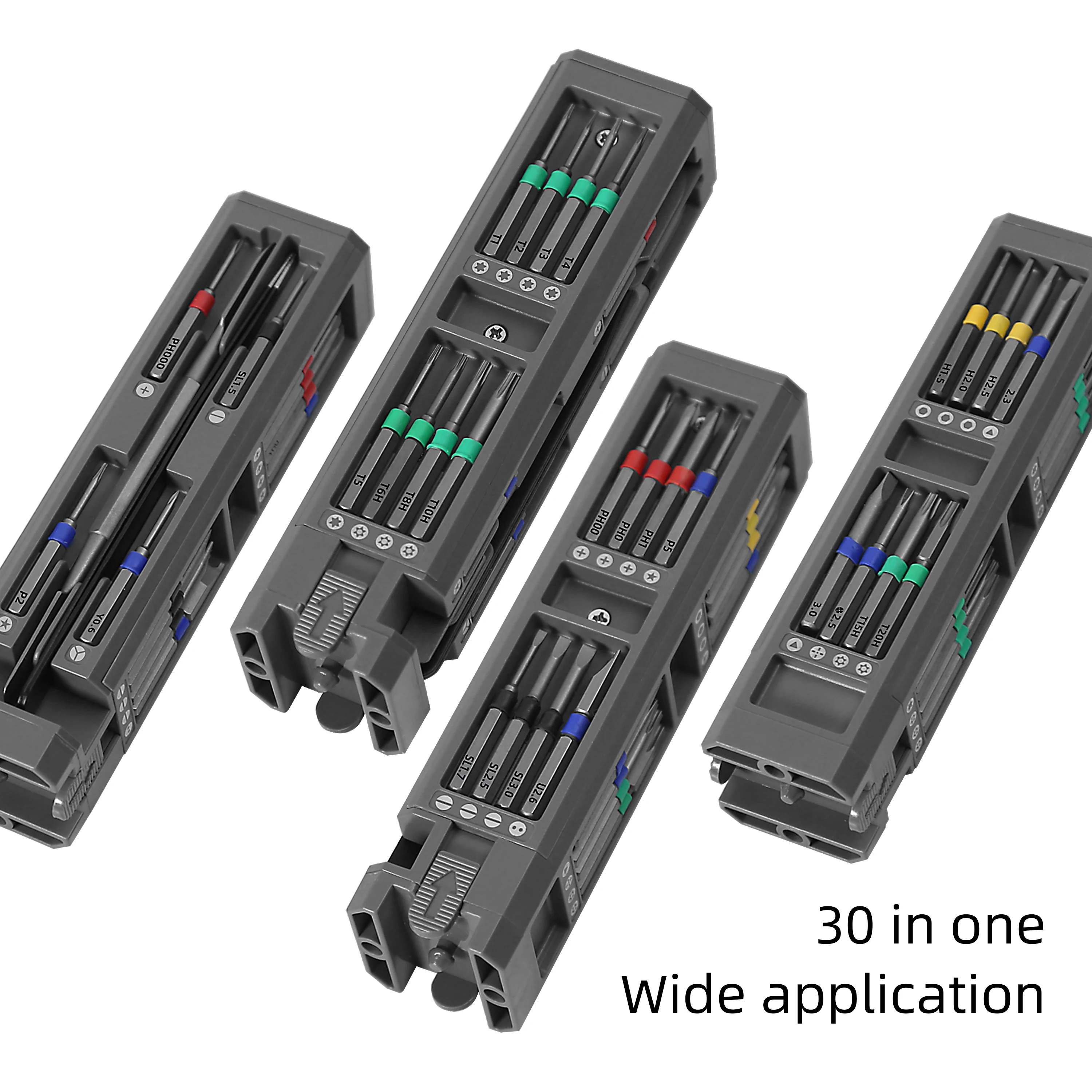 BST-8968 Multifunctional Screwdriver Set, Slotted Precision Screw Driver Bit, Mobile Notebook Maintenance Tool, 30 in 1 S2