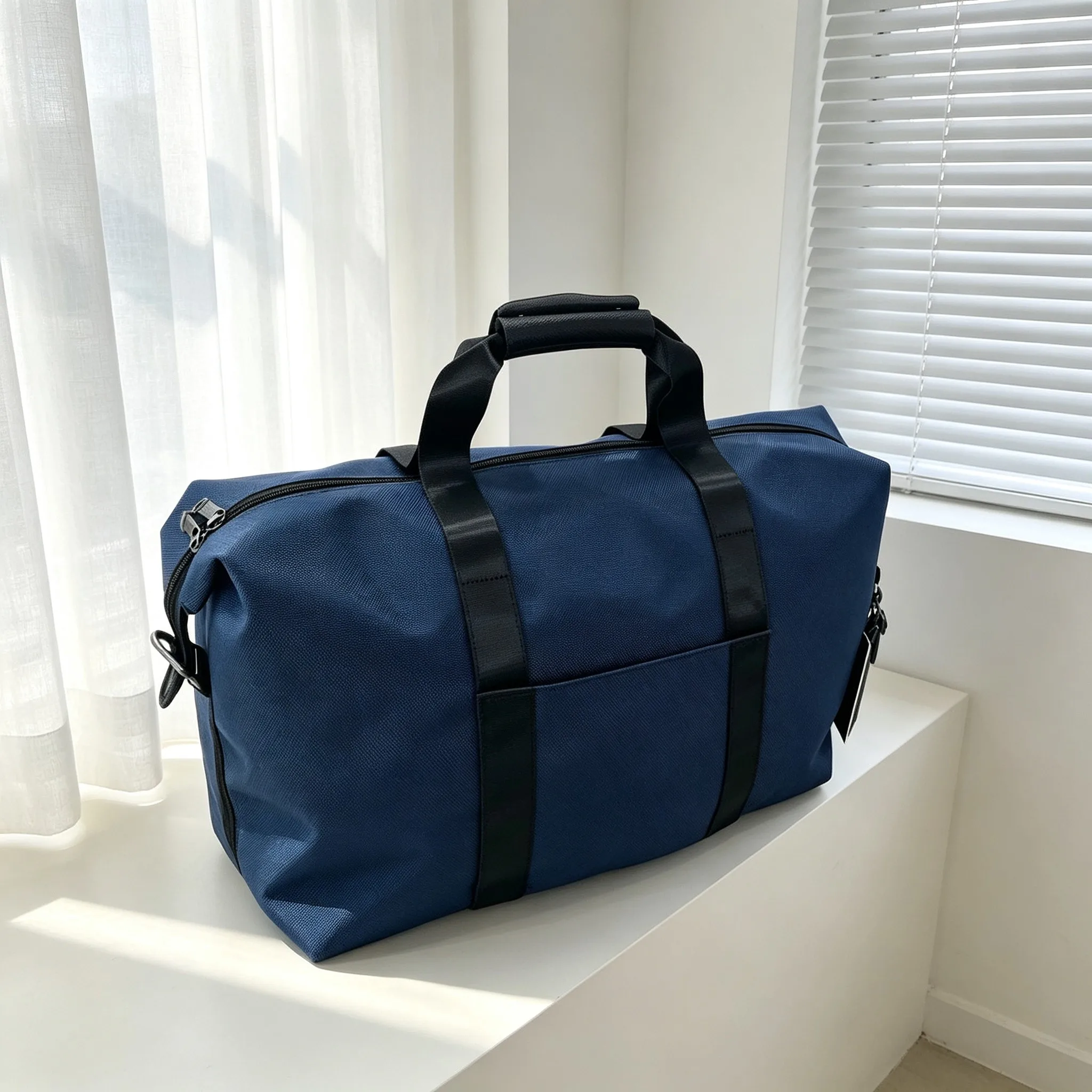 Men Business Travel Duffel Bag, Ballistic Nylon Large‑Capacity Hand‑Carry Crossbody Shoulder Luggage