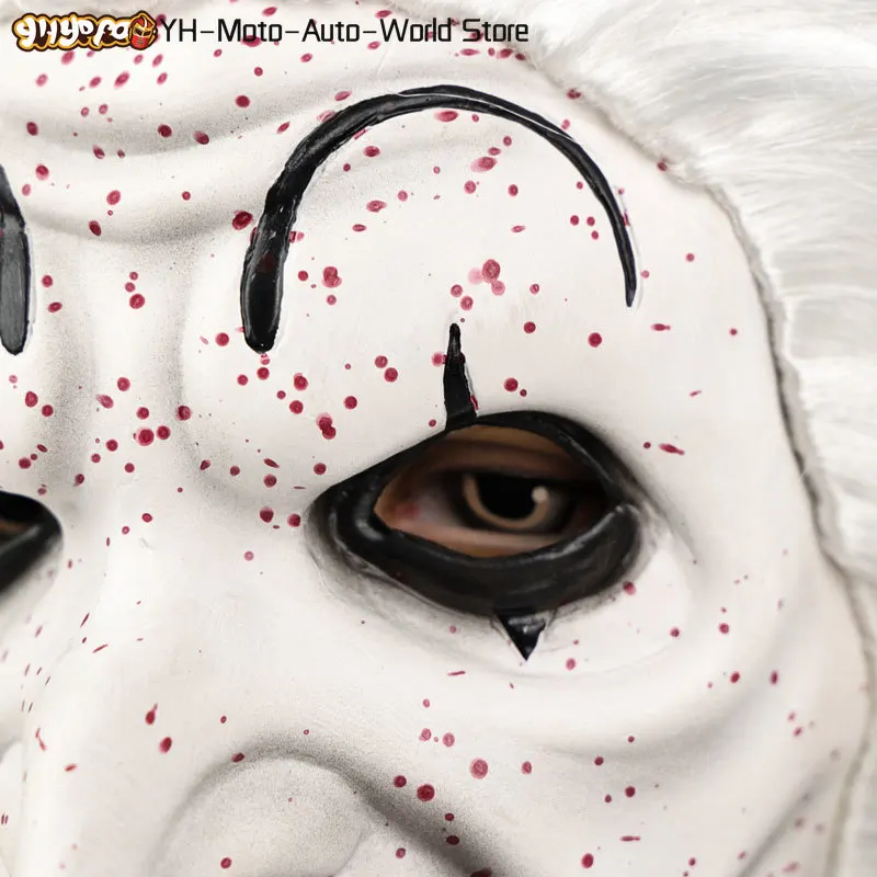 Maska Artystyczna Klaun 3 Krwawy Lateksowy Joker Straszny Terrifier Maski Cosplay Pełne Twarz Dla Kobiet Mężczyzn Halloween Akcesoria Cosplay