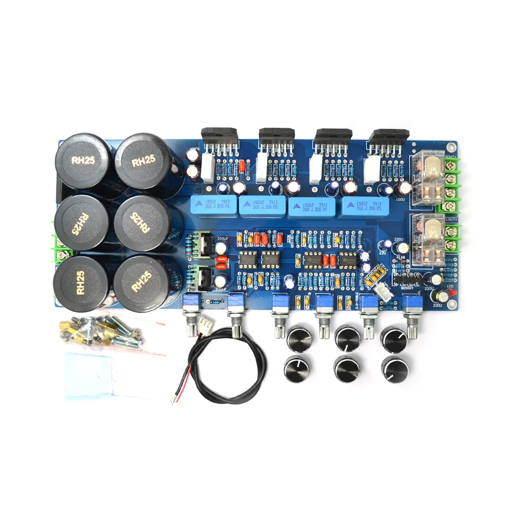 Q-BAIHE LM3886 2.1 Subwoofer Fever Level Amplifier Board Hifi Amplifier Board With Protection Circuit Fever Level DIY
