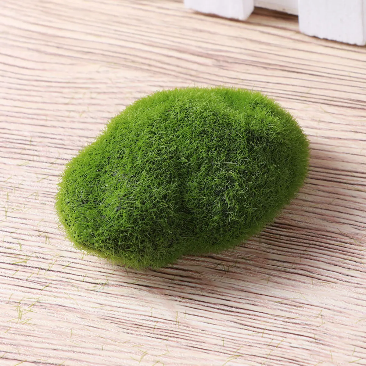 

Moss Cover Stones Bright Green Fake Rocks for Woodland Theme Bowl Vase Glass Cylinder Decorative Tray Nature Inspired Xs