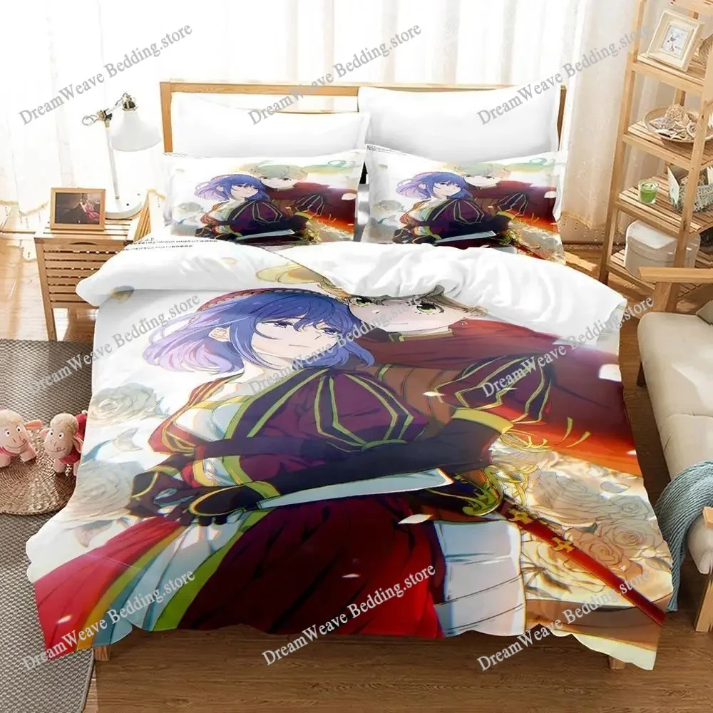 

Kageki Shojo Bedding Set Single Twin Full Queen King Size Bed Set Adult Kid Bedroom Duvetcover Sets 3D Print Anime Bed Sheet Set