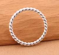 999 pure silver rings finger ring small rings for women