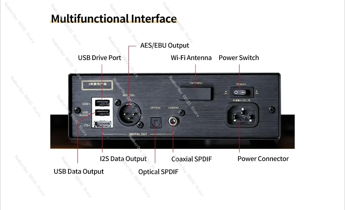 

ET3 CD Transport Player Full-Featured Digital Turntable