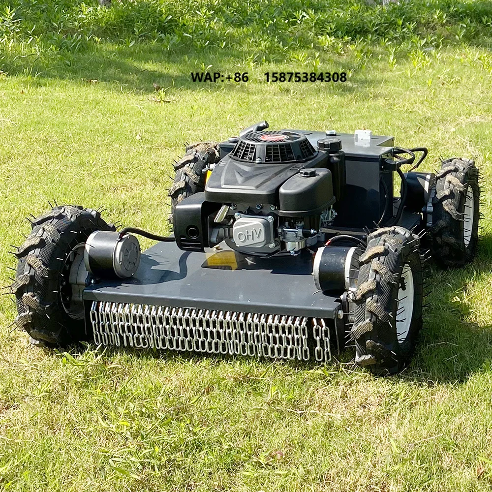 Robotic Smart Lawn Mower with Navigation Automatic Wireless Grass Trimmer Rc Lawn Mower
