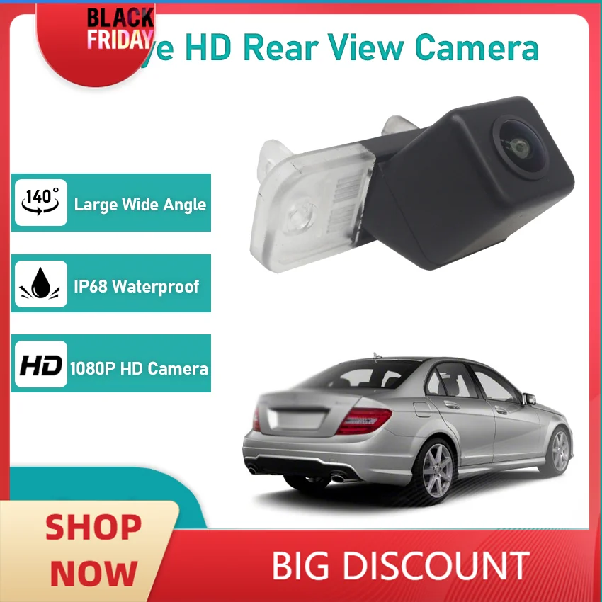 Car Camera For Mercedes Benz C Class W203 4D Sedan HD Wide Lens Angle CCD Full HD Night Vision Rear View Camera Waterproof