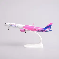 WIZZ AIR A321, modelo de avión A320 NEO Wizz Air Airlines, avión en miniatura de resina fundido a presión, Kit de construcción, 20cm