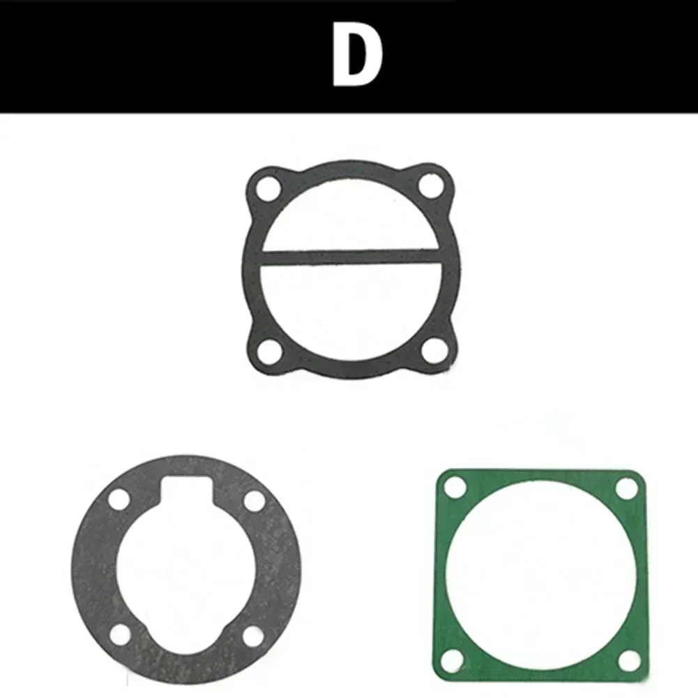 3 pezzi set guarnizioni guarnizioni piastra valvola rondelle base compressore d'aria piastra valvola guarnizioni testata nera rondelle in plastica