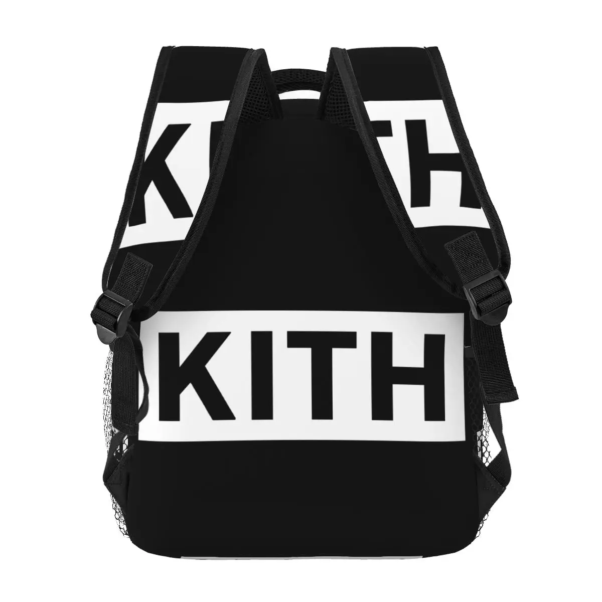 Kith Traktaties Logo Casual Rugzak Unisex Studenten Vrijetijdsreizen Computer Rugzak