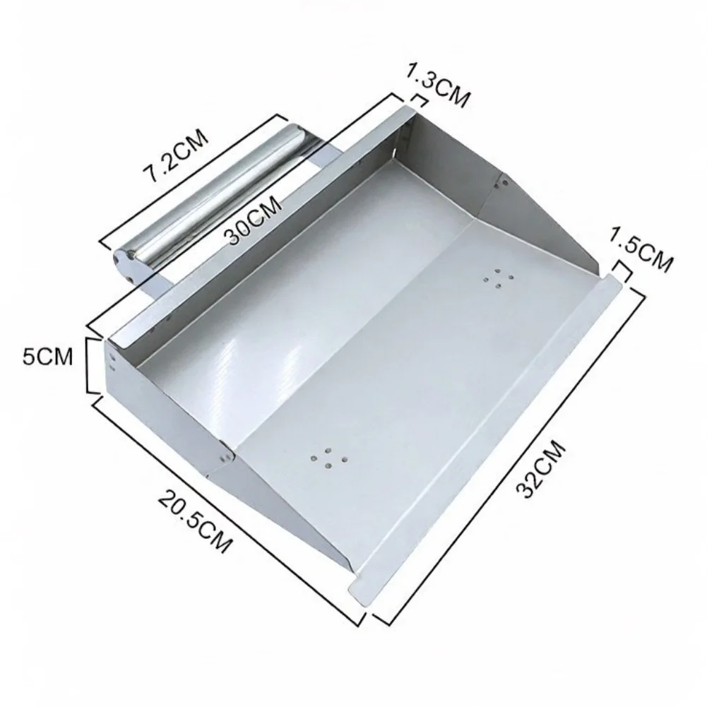 Stainless Steel Skim Coating Tool 1MM-18MM Adjustable Plaster Trowel Double Handle For Cement-Mortar Wall Leveling Smoothing