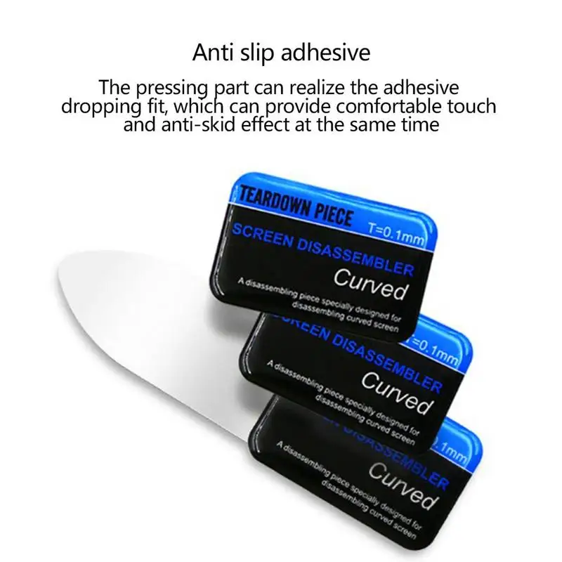 เครื่องมือหน้าจอโทรศัพท์มือถือใบมีดสแตนเลสนุ่มบาง Pry Spudger แท็บเล็ตหน้าจอแบตเตอรี่เครื่องมือเปิดสแตนเลสที่เปิด