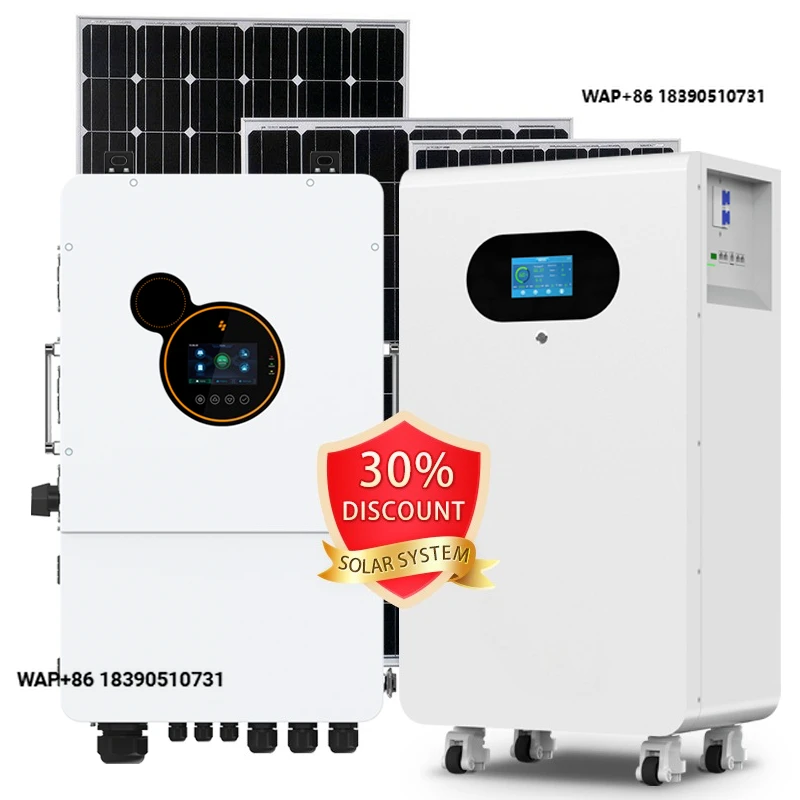 5kW off-grid inverter 20kWh lithium-ion battery storage 15kW polysilicon high-voltage solar system
