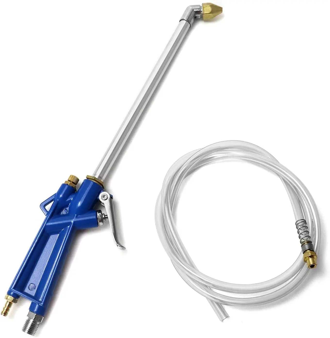 

4 Foot Hose Air Blowing Gun Pneumatic Engine Cleaning Siphon Spray Tool Kit Degreaser Gun For Car Washing Maintenance